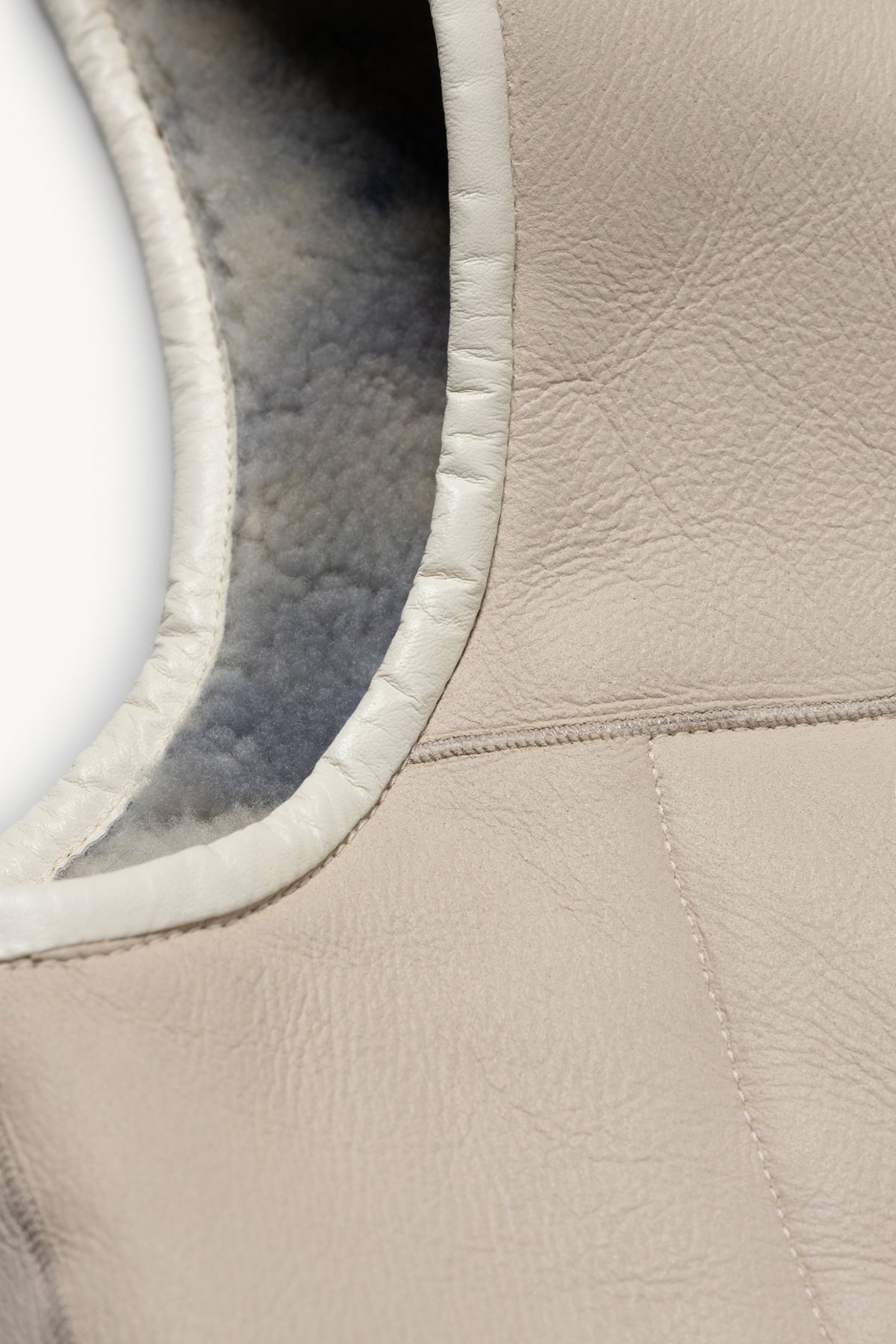 Shrunken Sheepskin Gilet