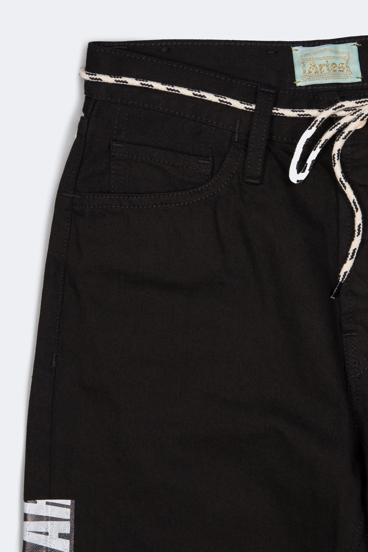 Black Taped Jeans